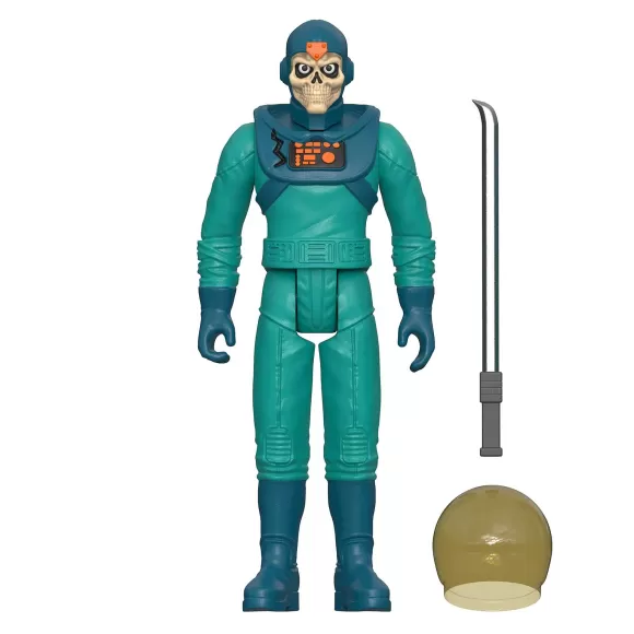 Super7 Astro Zombies^Astro Zombies Reaction Figure Wave 1 - Astro Zombie (Teal/Blue)