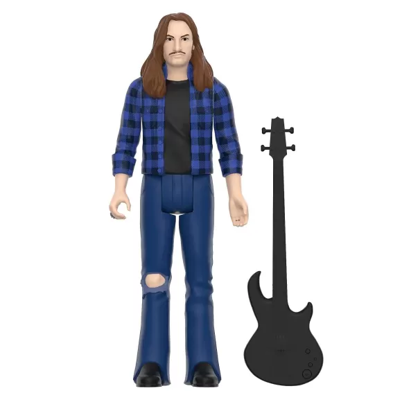 Super7 Cliff Burton^Cliff Burton Reaction Figures - Cliff Burton (Flannel Shirt)