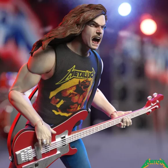 Super7 Cliff Burton^Cliff Burton Ultimates! Wave 02 - Cliff Burton (Superhero Poster)