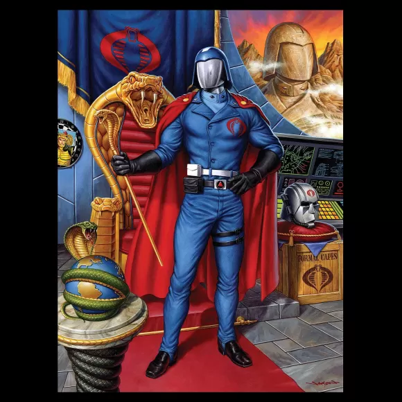 Super7 G.I. Joe^Cobra Commander'S Lair T-Shirt