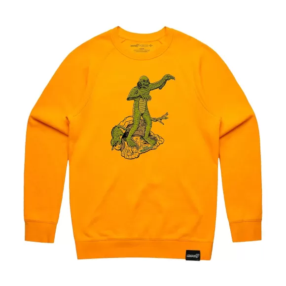 Super7 Universal Monsters^Creature Model Kit Crewneck Fleece Sweatshirt