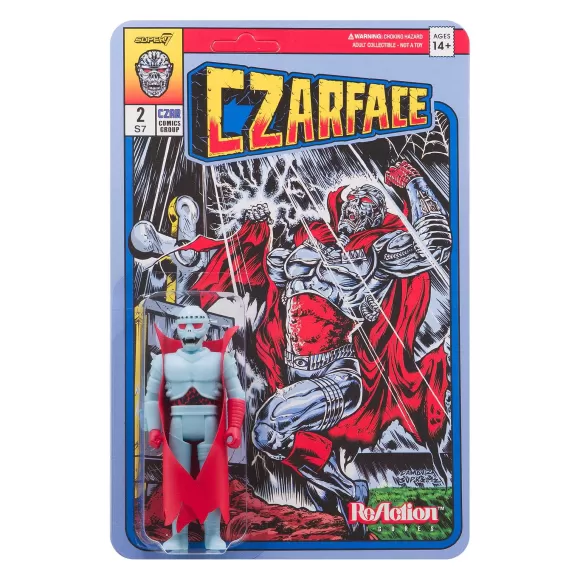 Super7 Czarface^Czarface Reaction Figure - Comic (Blue Variant)