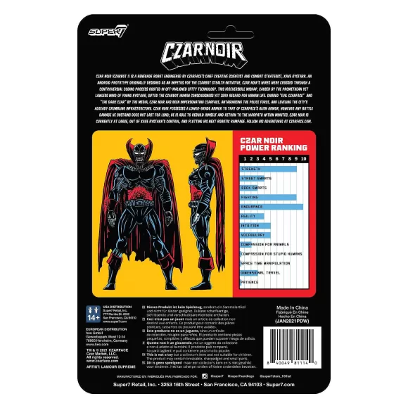 Super7 Czarface^Czarface Reaction Figure - Czarface (Noir)