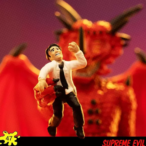 Super7 Dinosaurs Attack^Dinosaurs Attack Reaction Figures Wave 01 - Supreme Evil (Red)