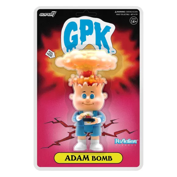 Super7 Garbage Pail Kids^Garbage Pail Kids Reaction Figure - Adam Bomb