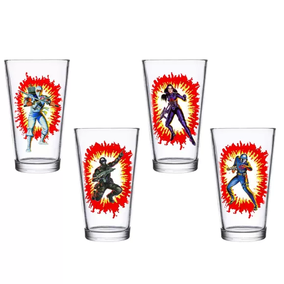 Super7 G.I. Joe^G.I. Joe Drinkware - Set Of 4