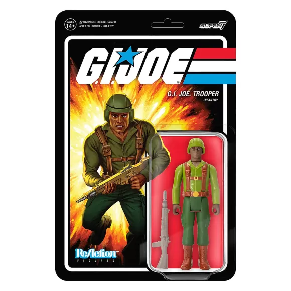 Super7 G.I. Joe^G.I. Joe Reaction Figures Wave 1 - Greenshirt (Brown)