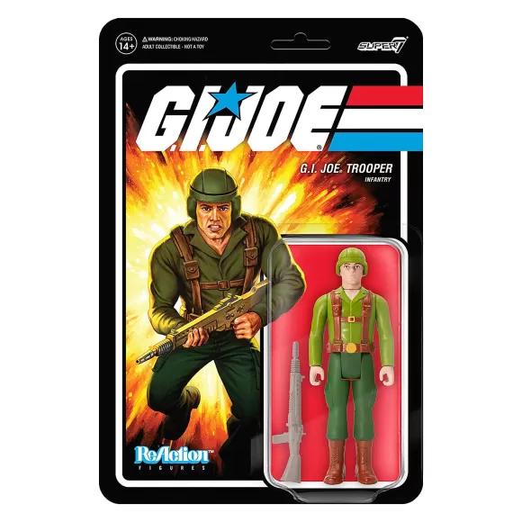 Super7 G.I. Joe^G.I. Joe Reaction Figures Wave 1 - Greenshirt (Pink)