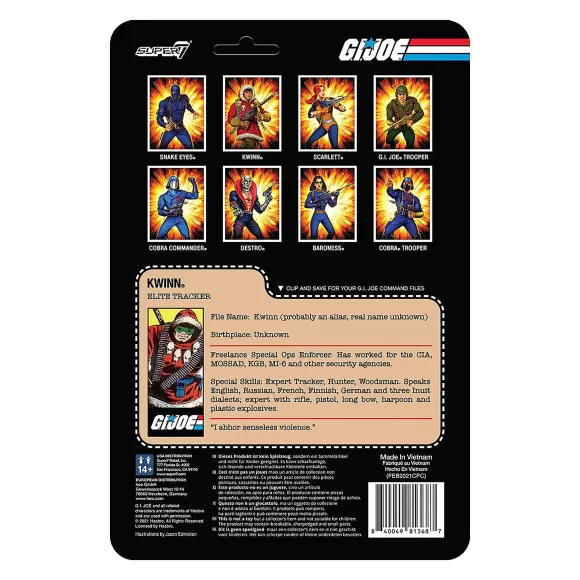 Super7 G.I. Joe^G.I. Joe Reaction Figures Wave 1 - Kwinn