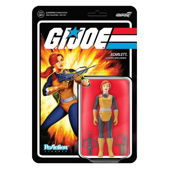 Super7 G.I. Joe^G.I. Joe Reaction Figures Wave 1 - Scarlett