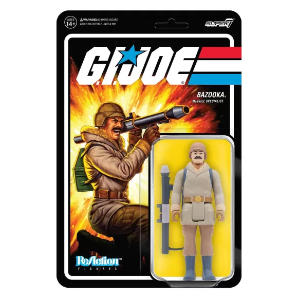 Super7 G.I. Joe^G.I. Joe Reaction Figures Wave 2 - Bazooka (Arctic)