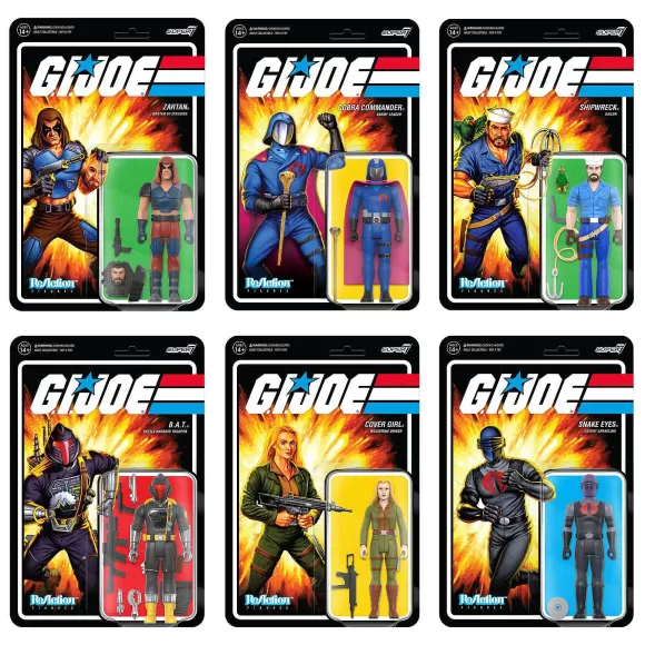 Super7 G.I. Joe^G.I. Joe Reaction Figures Wave 4 - Set Of 6