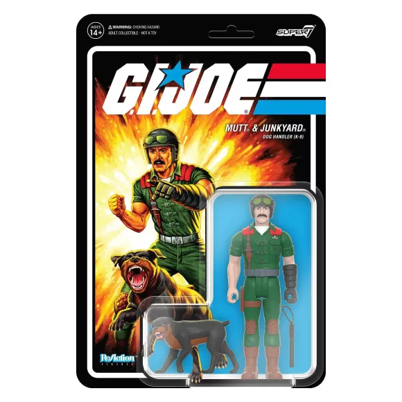 Super7 G.I. Joe^G.I. Joe Reaction Figures Wave 5 - Mutt & Junkyard