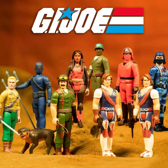 Super7 G.I. Joe^G.I. Joe Reaction Figures Wave 5 Set Of 9