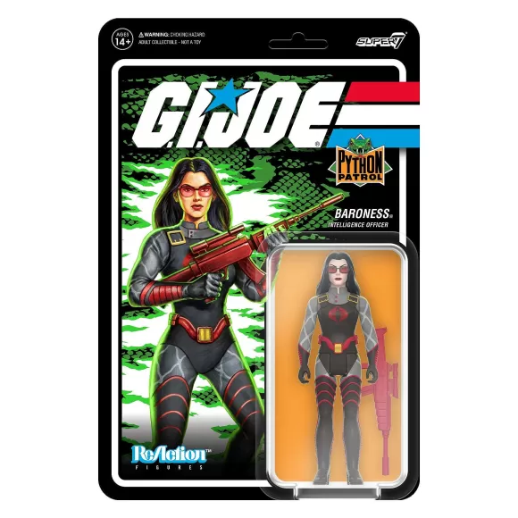 Super7 G.I. Joe^G.I. Joe Reaction Figures Wave 6 - Python Patrol Baroness