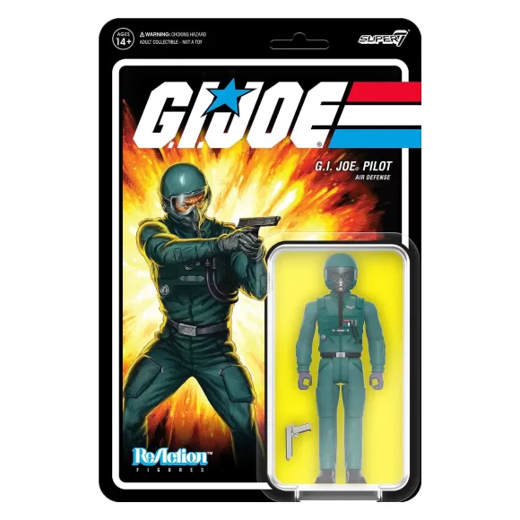 Super7 G.I. Joe^G.I. Joe Reaction Figures Wave 7 - Joe Pilot Facemask