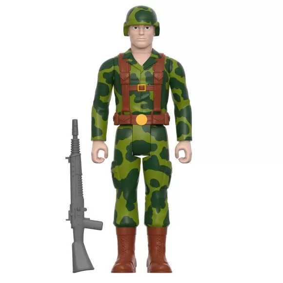 Super7 G.I. Joe^G.I. Joe Reaction Wave 4 - Trooper Clean Shaven (Pink)