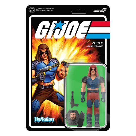 Super7 G.I. Joe^G.I. Joe Reaction Wave 4 - Zartan