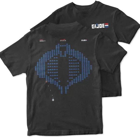 Super7 G.I. Joe^G.I. Joe T-Shirt - 8-Bit Cobra Commander Backhit