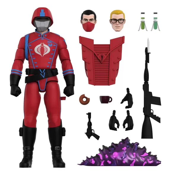 Super7 G.I. Joe^G.I. Joe Ultimates! W5 - Cobra Crimson Guard (Cartoon Accurate)