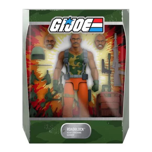 Super7 G.I. Joe^G.I. Joe Ultimates! W5 - Roadblock (Cartoon Accurate)