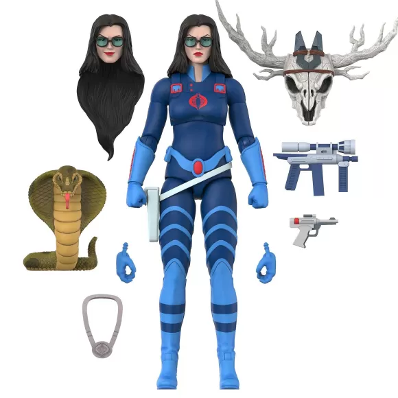 Super7 G.I. Joe^G.I. Joe Ultimates! Wave 06 (Dic) - Baroness (Dark Blue)