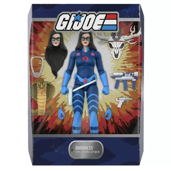 Super7 G.I. Joe^G.I. Joe Ultimates! Wave 06 (Dic) - Baroness (Dark Blue)