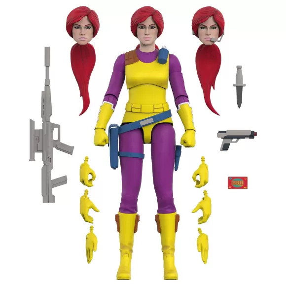 Super7 G.I. Joe^G.I. Joe Ultimates! Wave 06 (Dic) - Scarlett (Purple)