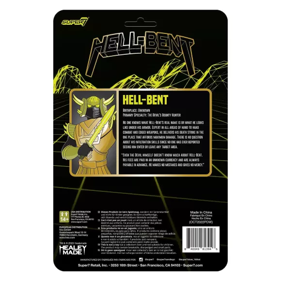 Super7 Healeymade^Healeymade Reaction Figure - Hellbent (Vac Metal)