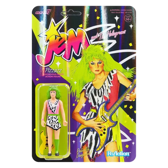 Super7 Jem And The Holograms^Jem And The Holograms Reaction Figure - Pizzazz