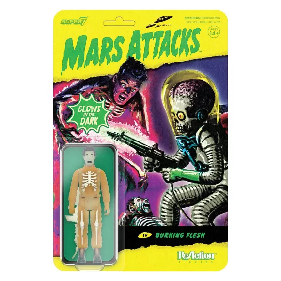 Super7 Mars Attacks^Mars Attacks Reaction Wave 2 - Burning Flesh (Glow)