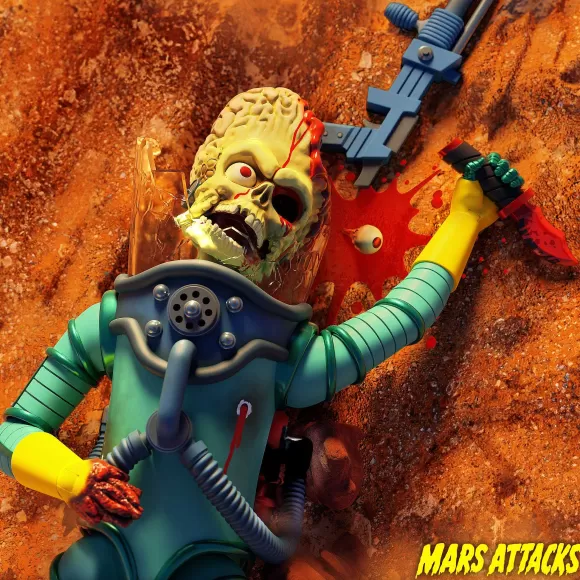 Super7 Mars Attacks^Mars Attacks Ultimates! Wave 01 - Martian (Smashing The Enemy)