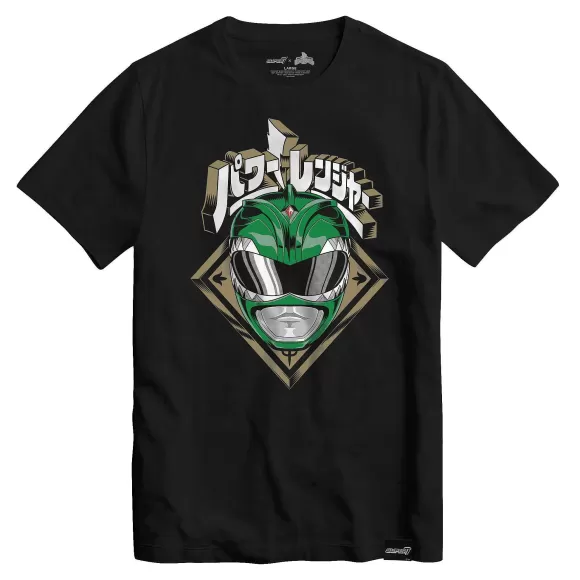 Super7 Mighty Morphin Power Rangers^Mighty Morphin Power Rangers Green Ranger Helmet T-Shirt