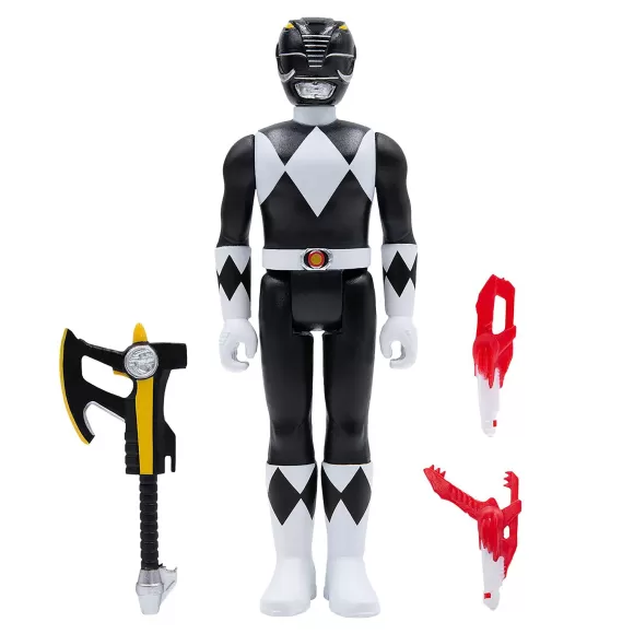Super7 Mighty Morphin Power Rangers^Mighty Morphin Power Rangers Reaction Figure Wave 2 - Black Ranger