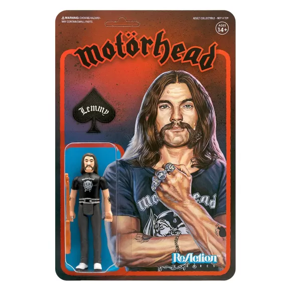 Super7 Motorhead^Motorhead Reaction Figure - Lemmy