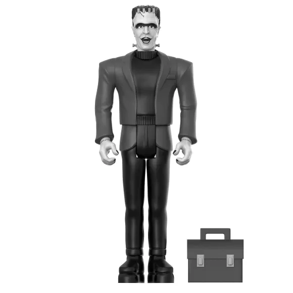 Super7 The Munsters^Munsters Reaction Figures Wave 2 Grayscale Set Of 3