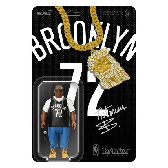 Super7 Notorious B.I.G.^Notorious B.I.G. Reaction Wave 2 - Biggie Brooklyn Jersey