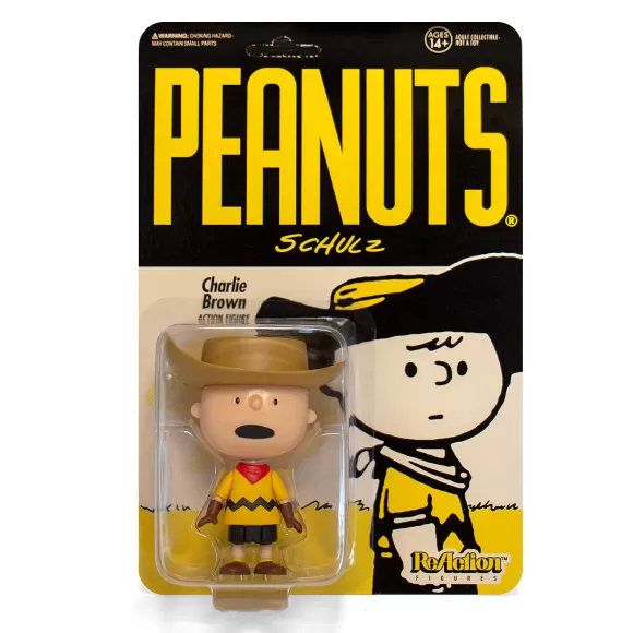 Super7 Peanuts^Peanuts Reaction Figure - Cowboy Charlie Brown