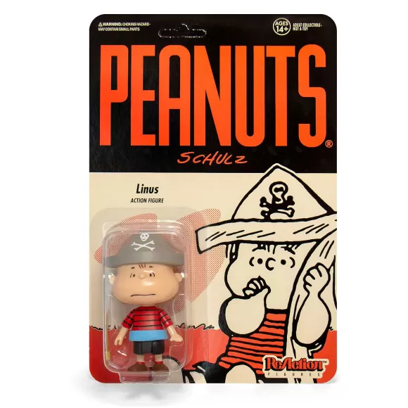 Super7 Peanuts^Peanuts Reaction Figure - Pirate Linus