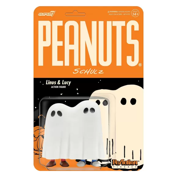 Super7 Peanuts^Peanuts Reaction Figure Wave 4 - Linus & Lucy Ghost