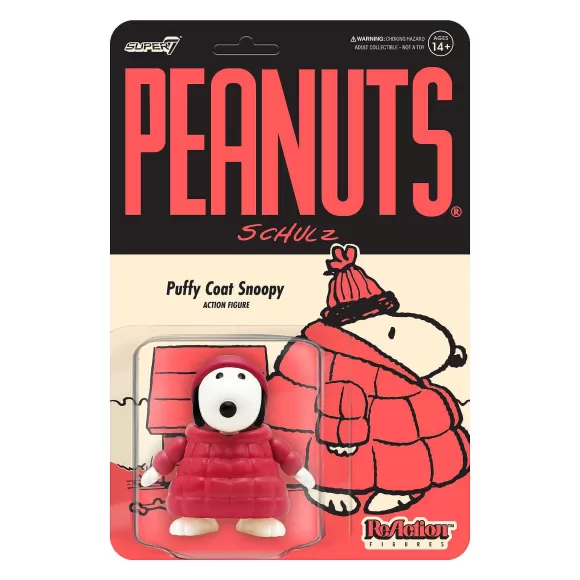 Super7 Peanuts^Peanuts Reaction Figure Wave 5 - Puffy Coat Snoopy