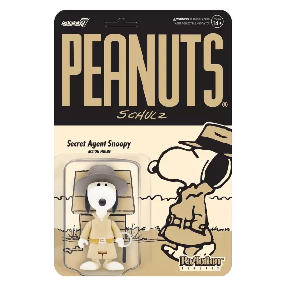 Super7 Peanuts^Peanuts Reaction Figure Wave 5 - Secret Agent Snoopy