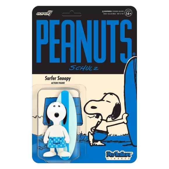 Super7 Peanuts^Peanuts Reaction Figure Wave 5 - Surfer Snoopy