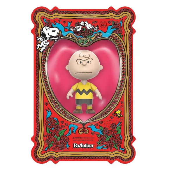 Super7 Peanuts^Peanuts Reaction Figures - I Hate Valentine'S Day Charlie Brown