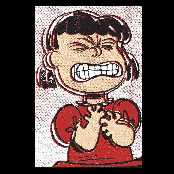 Super7 Peanuts^Peanuts T-Shirt - Angry Lucy