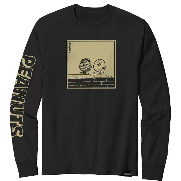 Super7 Peanuts^Peanuts T-Shirt - Franklin & Charlie Brown Long Sleeve