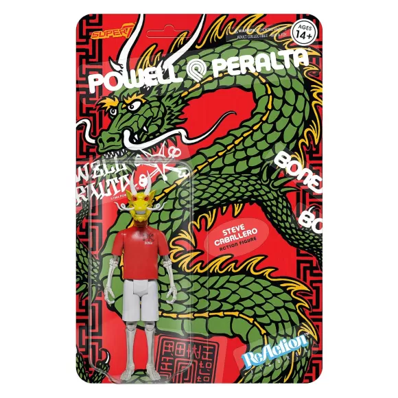 Super7 Powell-Peralta^Powell-Peralta Reaction Figure Wave 1 - Steve Caballero Chinese Dragon