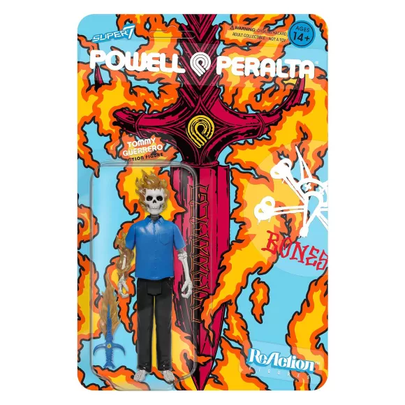 Super7 Powell-Peralta^Powell-Peralta Reaction Figure Wave 1 - Tommy Guerrero Flaming Dagger