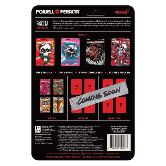 Super7 Powell-Peralta^Powell-Peralta Reaction Figure Wave 2 - Rodney Mullen