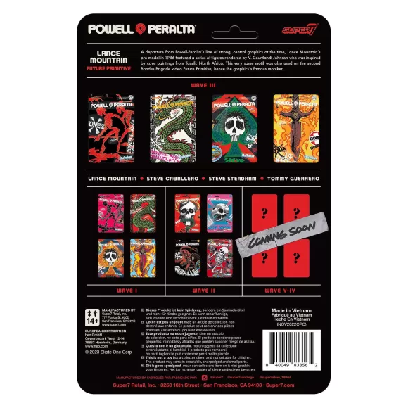 Super7 Powell-Peralta^Powell-Peralta Reaction Figure Wave 3 - Lance Mountain (Lava Rock)